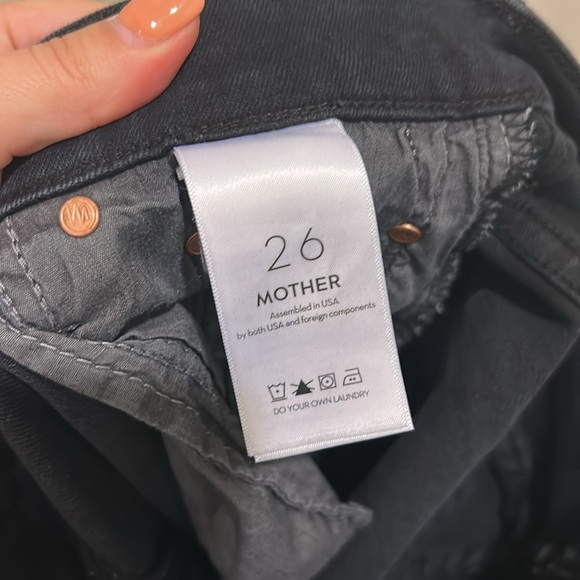 MOTHER The Insider Crop Step Fray Night in Paris Jeans - Picture 5 of 8